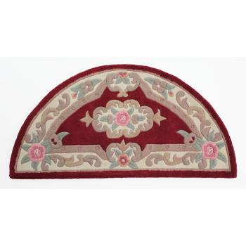 Covor din lână Flair Rugs Aubusson, 67 x 127 cm, roșu