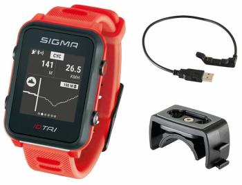 Sigma Monitor ritm cardiac iD.TRI BASIC Neon Red 24230