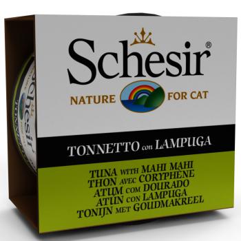 Schesir Cat Sea Specialities Conserva Ton si Mahi Mahi, 85 g
