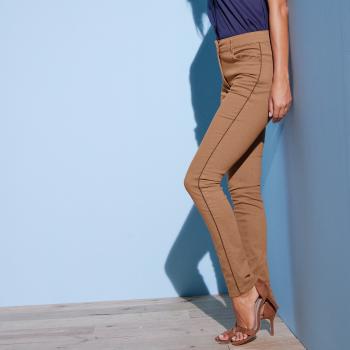 Pantaloni lungi - maro alună - Mărimea 42