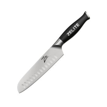 Zelite Infinity by Klarstein Seria Comfort Pro, cuțit santoku de 7", 56 HRC, oțel inoxidabil