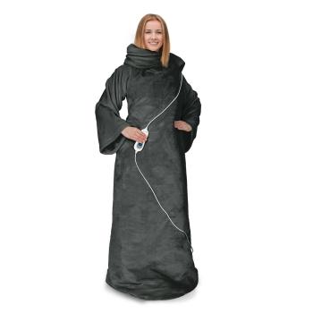 Klarstein Slanket Pătură electrică cu mâneci 120 W 155 x 180 cm Coral Fleece