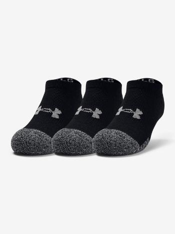 Under Armour HeatGear Șosete 3 perechi pentru copii Negru