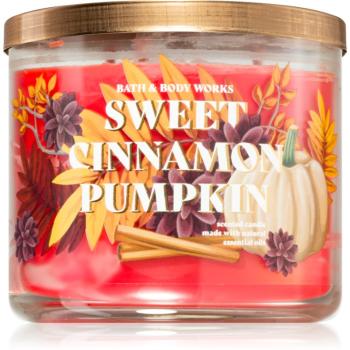 Bath & Body Works Sweet Cinnamon Pumpkin lumânare parfumată 411 g