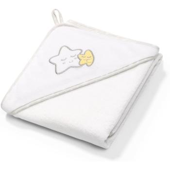 BabyOno Towel prosop de baie cu glugă 76 x 76 cm White 1 buc