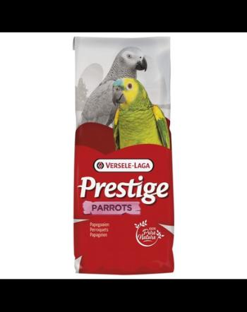 VERSELE-LAGA Prestige Parrots D hrană pentru papagali mari cu conținut ridicat de floarea-soarelui 15 kg
