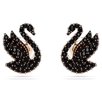 Swarovski Cercei emblematici cu cristale negre Swan 5684608