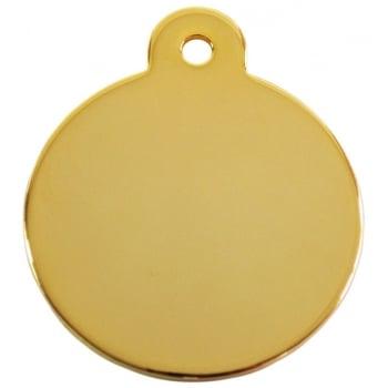 Medalion Imarc Aluminiu Rotund, Golden, Masura S - Gravare Gratuita