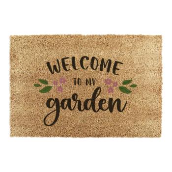 Covoraș de intrare din fibre de nucă de cocos 40x60 cm Welcome to My Garden – Artsy Doormats