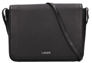 Lagen Geantă crossbody din piele pentru femei BLC-22/2061 BLK