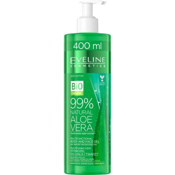 Eveline Cosmetics Bio Organic Natural Aloe Vera gel hidratant pentru ten uscat si iritat 400 ml