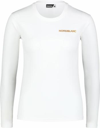 Pentru femei fitness tricou Nordblanc Ciocnire alb NBSLF7448_BLA