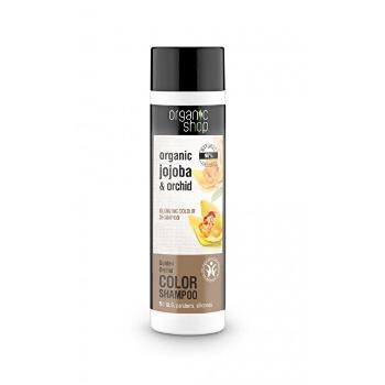 Organic Shop Șampon pentru culoare radiantă Jojoba și orhidee Shampoo)}} 280 ml