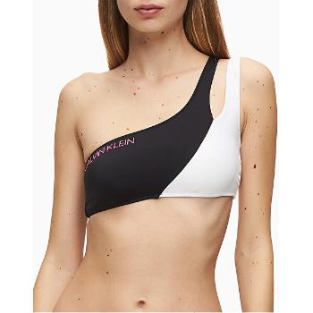 Calvin Klein Sutien de baie pentru femei One Shoulder Bandeau KW0KW00885-BEH Pvh Black XL