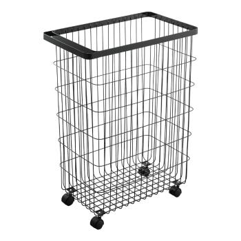 Coș de rufe negru din metal 55 l Tower – YAMAZAKI