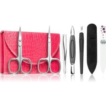 DuKaS Premium Line Solingen Set de manichiură 214 Pink (+ carcasă)