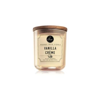 DW Home Signature Vanilla Créme lumânare parfumată cu fitil din lemn 320 g