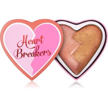 I Heart Revolution Heartbreakers blush cu efect iluminator culoare Powerful 10 g