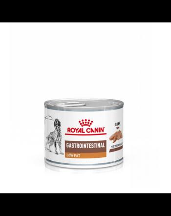 ROYAL CANIN Veterinary Gastrointestinal Low Fat 12 x 200 g pentru caini cu tulburari gastrointestinale 