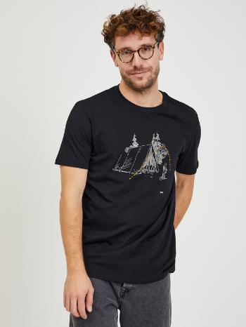 BOSS Tricou Negru