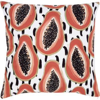 Față de pernă decorativă din bumbac Westwing Collection Papaya, 45 x 45 cm