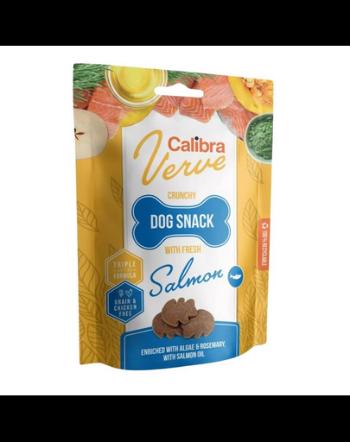 CALIBRA Dog Verve Crunchy Snack Fresh Salmon 150 g recompense somon pentru caini, fara cereale