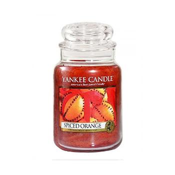 Yankee Candle Lumânare aromatică mare Spiced Orange 623 g
