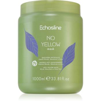 Echosline No Yellow Mask Masca de par neutralizeaza tonurile de galben 1000 ml