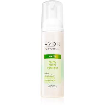 Avon Nutra Effects Matte spuma de curatat pentru piele mixta spre grasa 150 ml