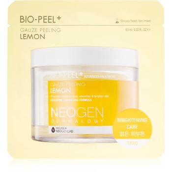 Neogen Dermalogy Bio-Peel+ Gauze Peeling Lemon discuri pentru indepartarea impuritatilor pentru strălucirea și netezirea pielii 1 buc