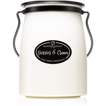 Milkhouse Candle Co. Creamery Berries & Cream lumânare parfumată Butter Jar 624 g