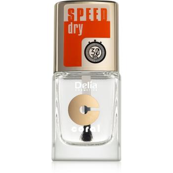 Delia Cosmetics Speed Dry top coat pentru unghii, pentru accelerarea uscării ojei 11 ml