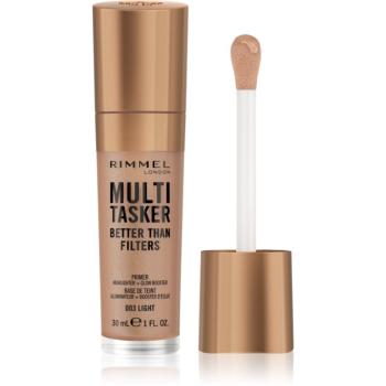 Rimmel Multi-Tasker Better Than Filters bază pentru machiaj iluminatoare pentru uniformizarea nuantei tenului culoare 003 Light 30 ml