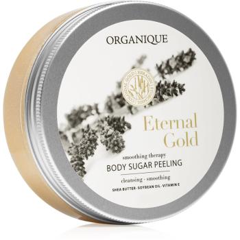 Organique Eternal Gold Smoothing Therapy exfoliant din zahar pentru tenul matur 200 g