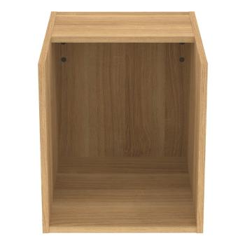 Dulap de baie în culoare naturală scund/suspendat cu aspect de lemn de stejar 40x44 cm i.Life B – Ideal Standard