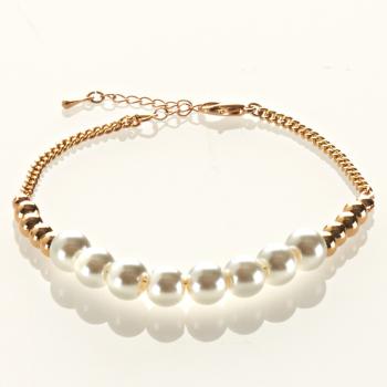 Bratara cu perle - Mărimea L 17,5 cm + prelungire