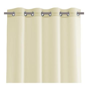 Perdea AmeliaHome Voile Eyelets, 140 x 250 cm, galben deschis