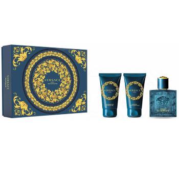 Versace Eros - apă de toaletă 50 ml + gel de duș 50 ml + balsam after shave 50 ml