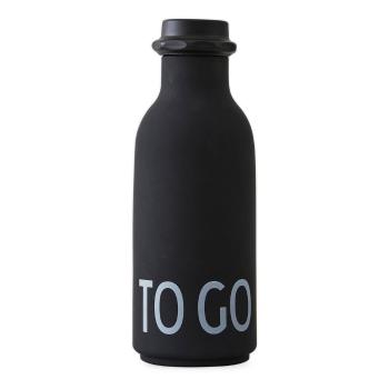 Sticlă pentru apă Design Letters To Go, 500 ml, negru