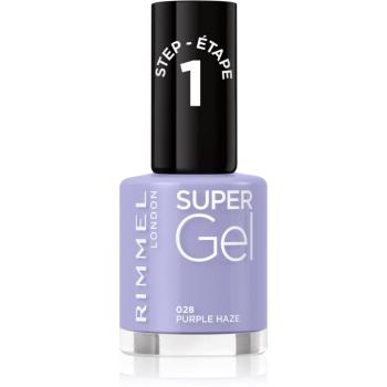 Rimmel Super Gel gel de unghii fara utilizarea UV sau lampa LED culoare 028 Purple Haze 12 ml