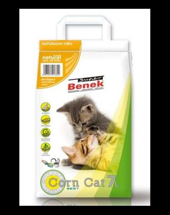 BENEK Super Corn Cat Asternut natural din porumb pentru litiera 6 l