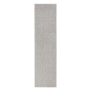 Covor de exterior gri tip  traversă 230x66 cm Argento - Flair Rugs