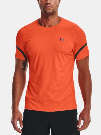 Under Armour UA Rush 2.0 Emboss SS Tricou Portocaliu