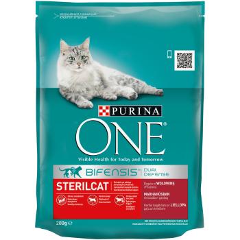 Purina ONE Steril Cat cu Vita si Grau, 200 g