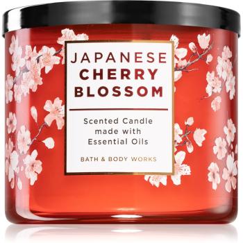 Bath & Body Works Japanese Cherry Blossom lumânare parfumată  I. 411 g