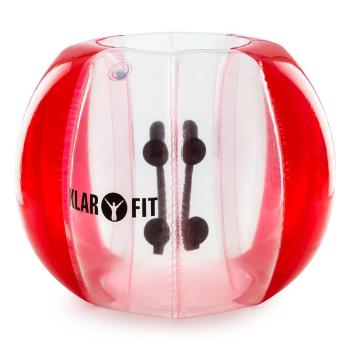 KLARFIT Bubball AR Bubble Ball minge pentru copii 120x150cm EN71P PVC 0,5 mm rosie