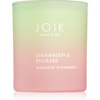 JOIK Home & Spa Strawberry & Rhubarb lumânare parfumată 150 g