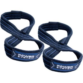 Power System Figure 8 Straps apărătoare pentru încheietură, fitness culoare Blue L/XL 2 buc