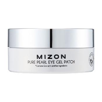 Mizon Mască hidrogel pentru ochi premium cu perle albe și diamant pentru riduri și piele care deschide Pure Pearl (Eye Gel Patch) 60 buc x 1,4 g