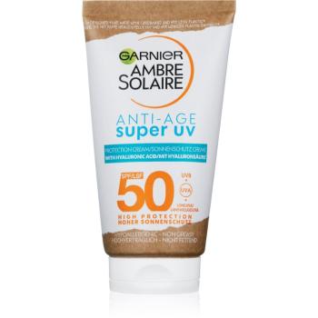 Garnier Ambre Solaire Super UV crema protectoare pentru fata antirid SPF 50 50 ml